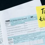 Tax Form - Tax Documents on the Table