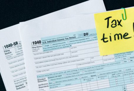 Tax Form - Tax Documents on the Table