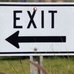 Exit Sign - Exit Signage Pointing at Right Side